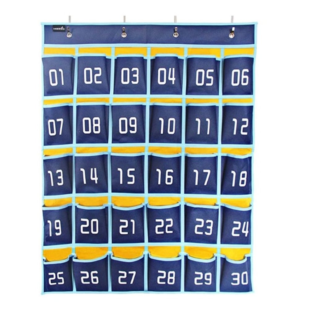 Numbered Pocket Chart (30 pockets)